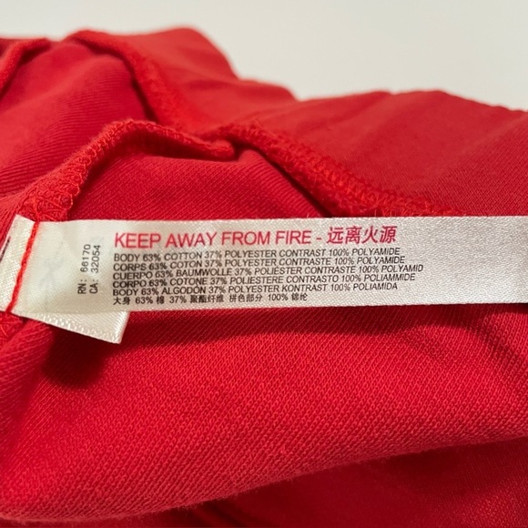 Free People Movement Flurry Pants Slim Flare Pull On Sweats Red Combo Medium - Picture 15 of 16